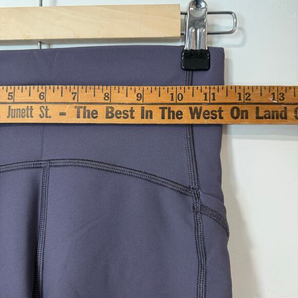 Lululemon Women's Leggings Tightest Stuff Tight Moonwalk Grey Purple 2 Running - Picture 10 of 11